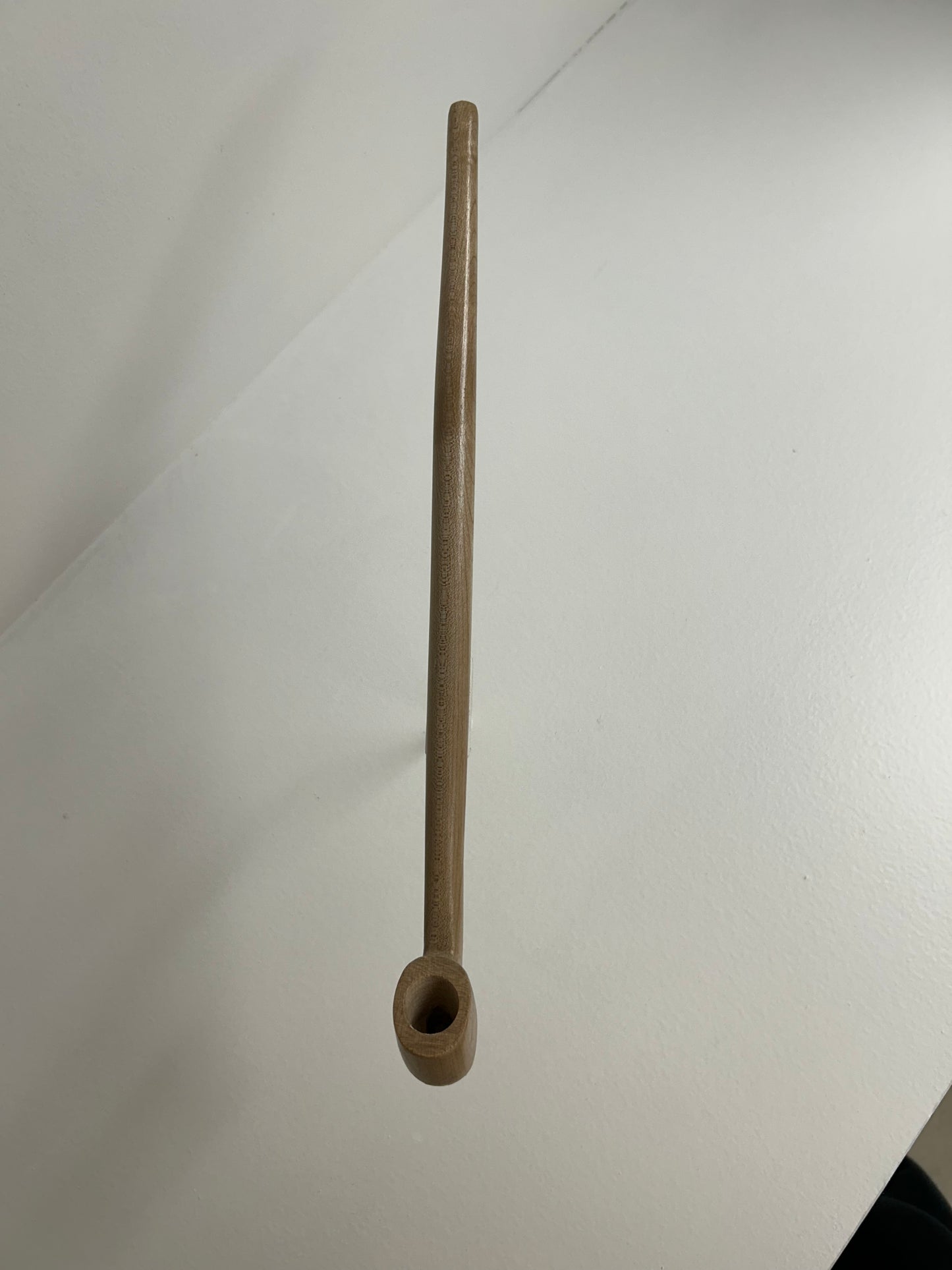 13/1/2" maple wood pipe with 5/8" bowl width and 3/4" bowl depth