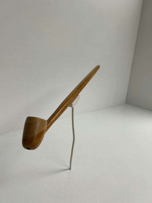 12 1/2" Cherry wood pipe with 5/8" bowl diameter and 3/4" bowl depth