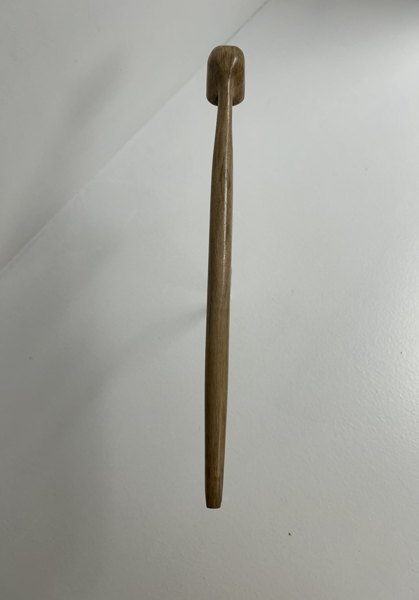 13 3/8" Maple wood pipe with some tiger stripes, 5/8" bowl width and depth