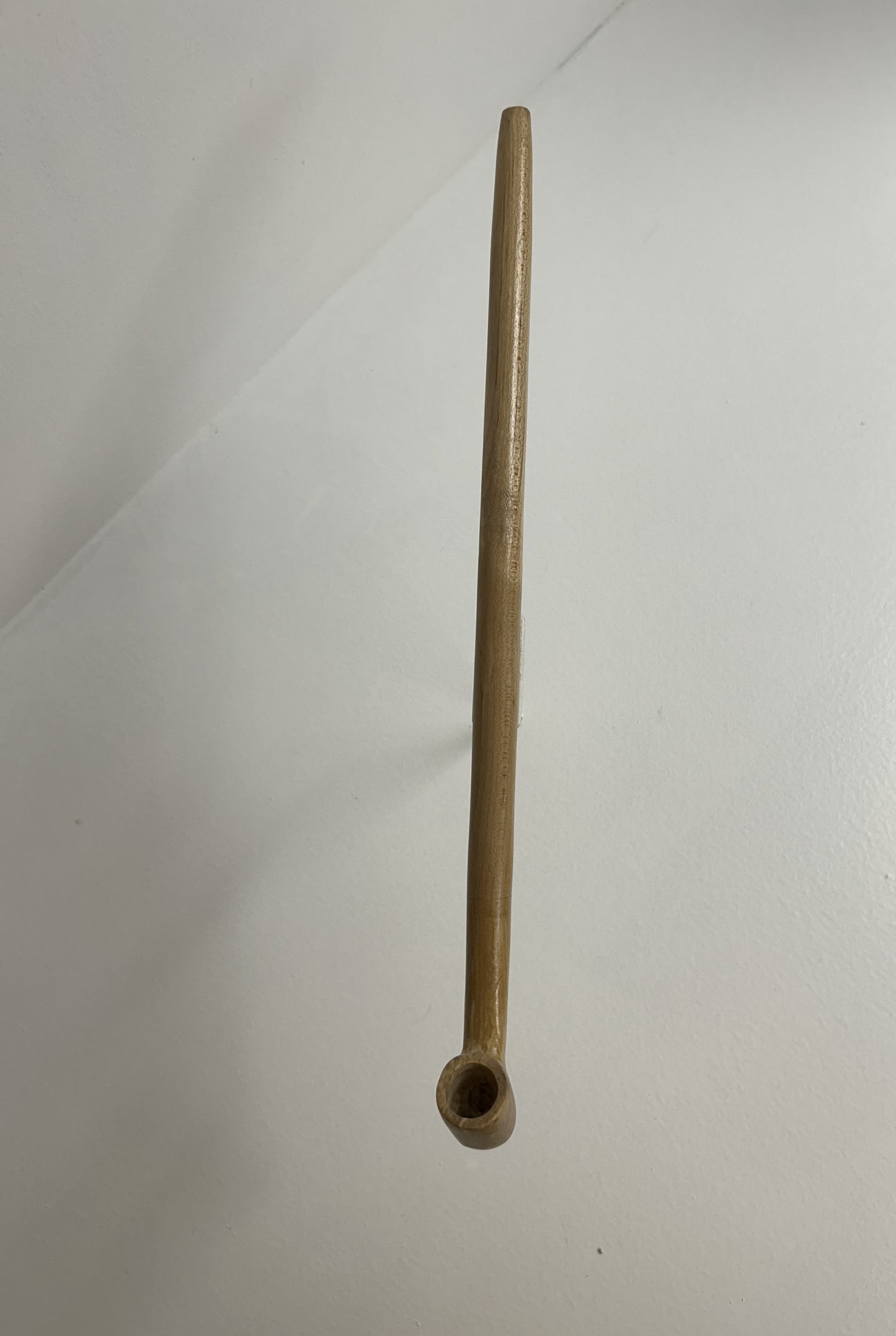 13" Maple wood pipe with 5/8" bowl width and depth