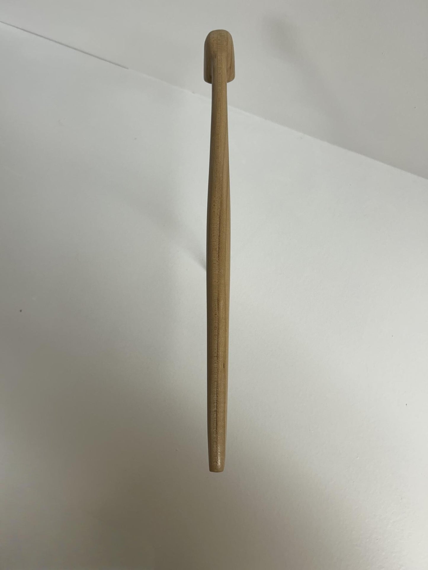 13 3/8" Maple wood pipe with 5/8" bowl width and depth