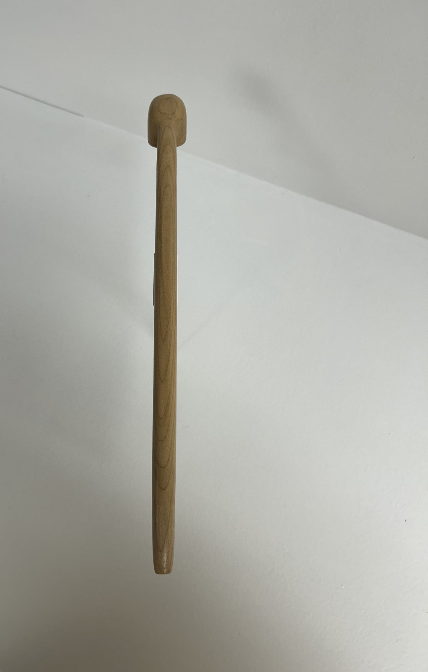 12 1/4" maple wood pipe with 5/8" bowl width and depth