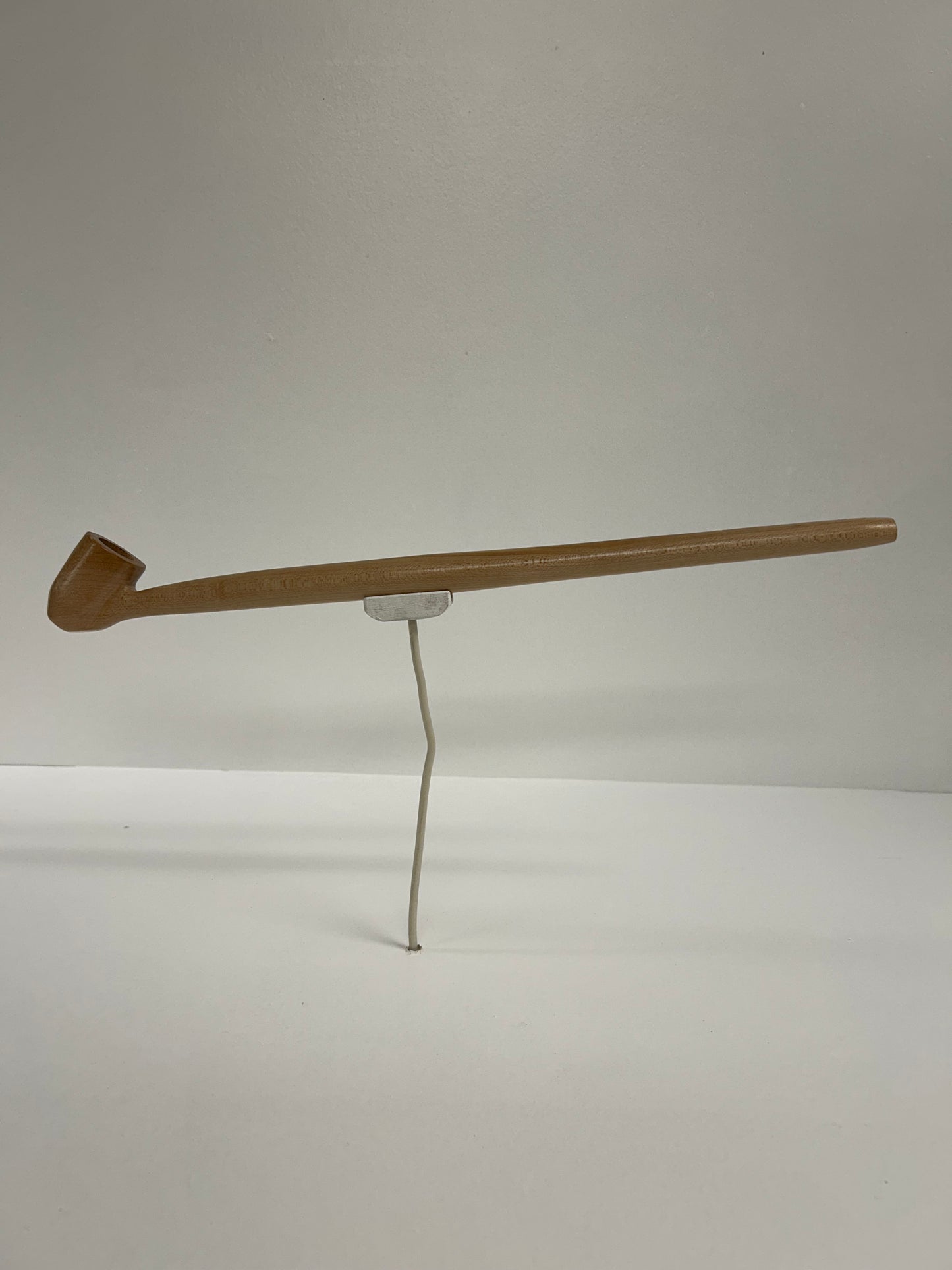 14 1/4" Cherry wood pipe, 5/8 bowl width and depth