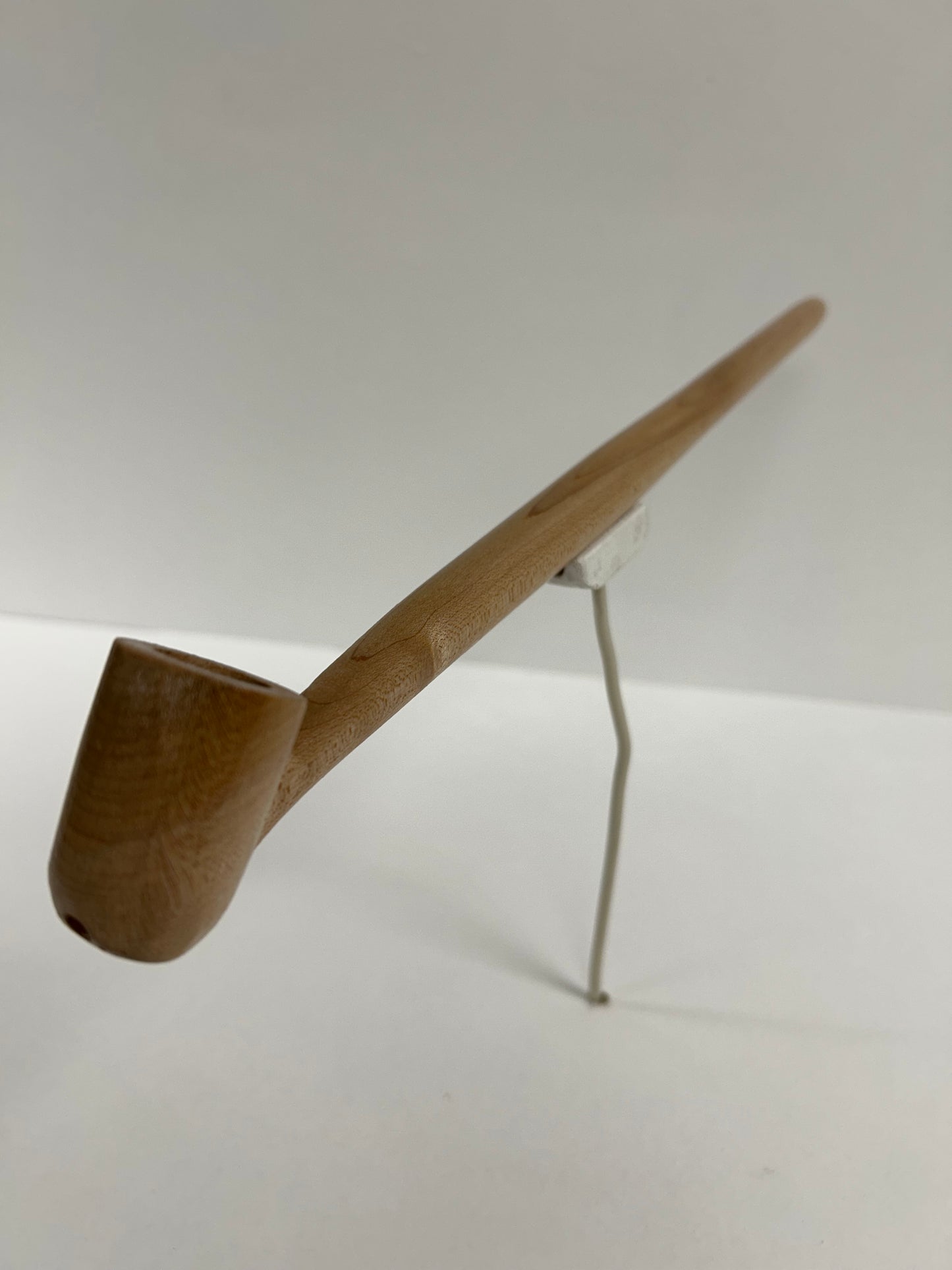 14 1/4" Cherry wood pipe, 5/8 bowl width and depth