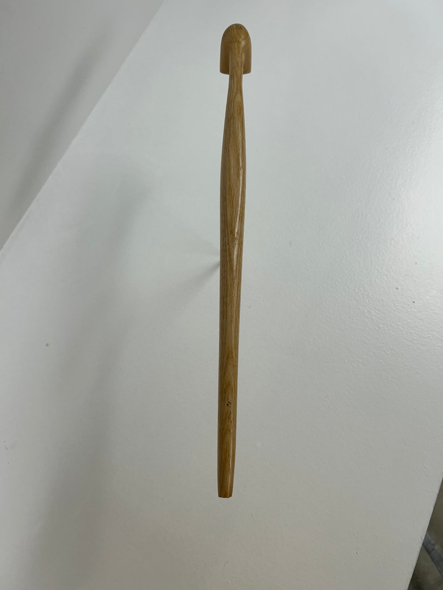 14 1/2" Ash wood pipe with 5/8" bowl width and depth