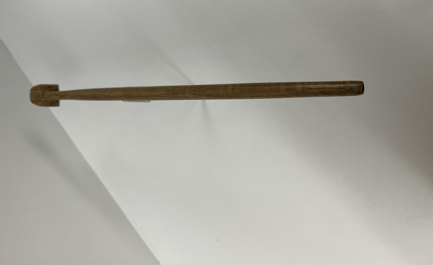 16" Maple wood pipe with tiger stripes figured wood, 5/8" bowl width and depth