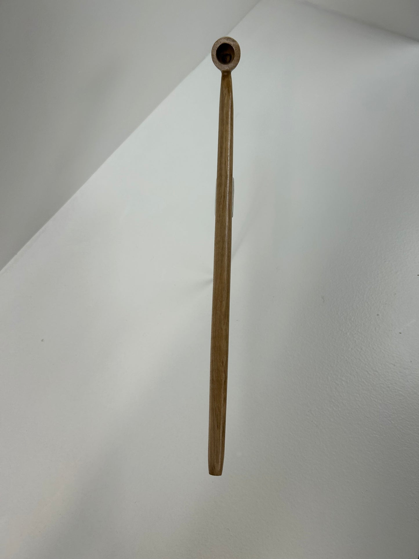 15 1/4" Maple wood with tiger stripe grain pattern, 5/8" bowl width and depth