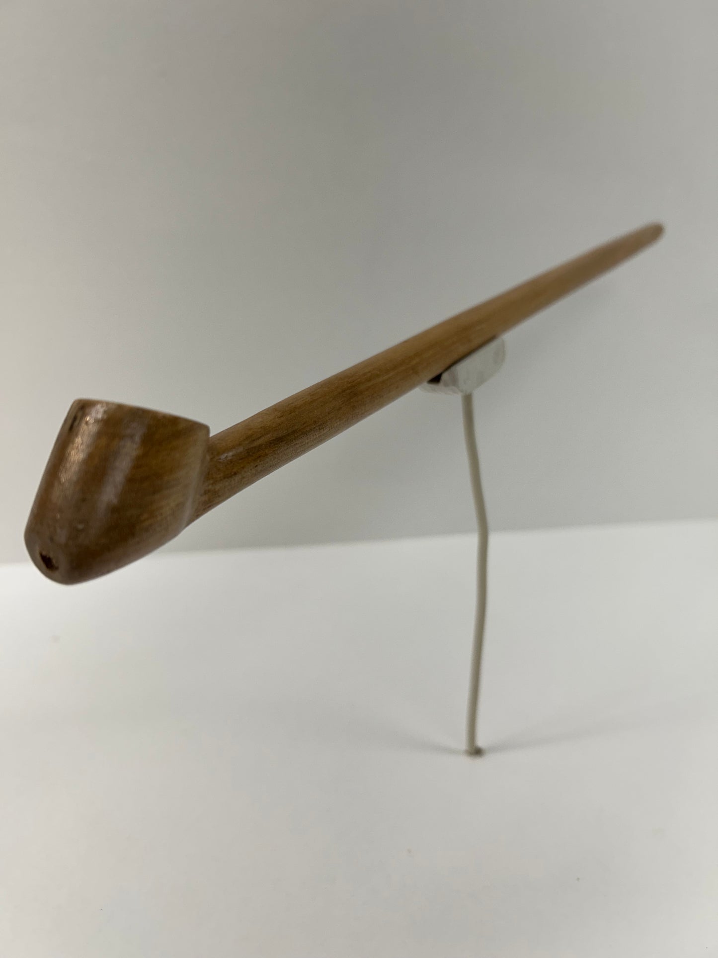 16 3/4" maple wood pipe, 5/8" bowl width and depth