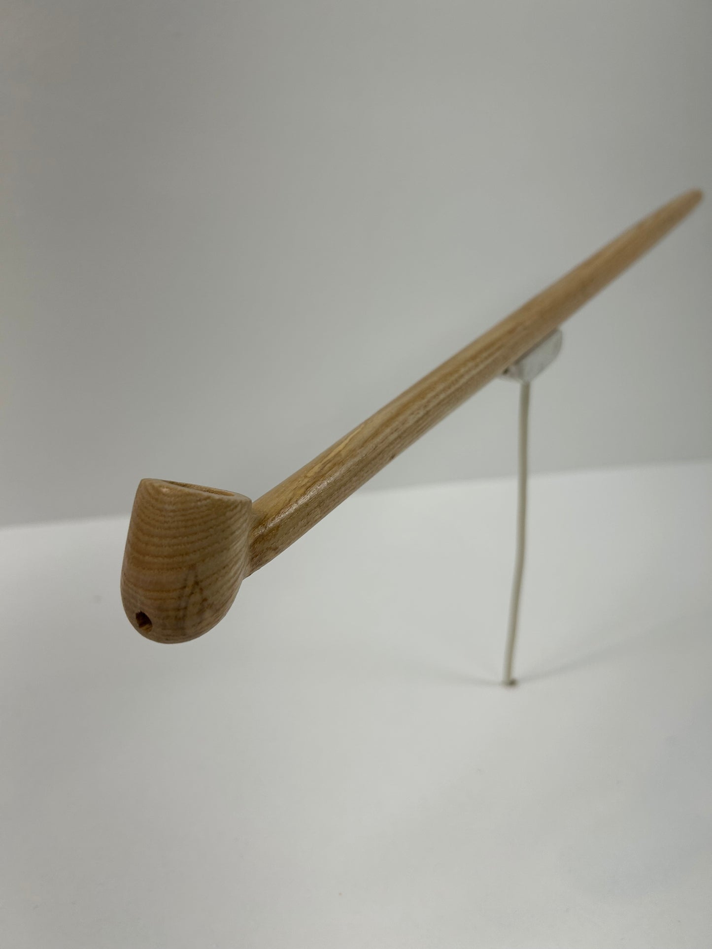 16 1/4" Cherry wood pipe, 5/8" bowl width and depth