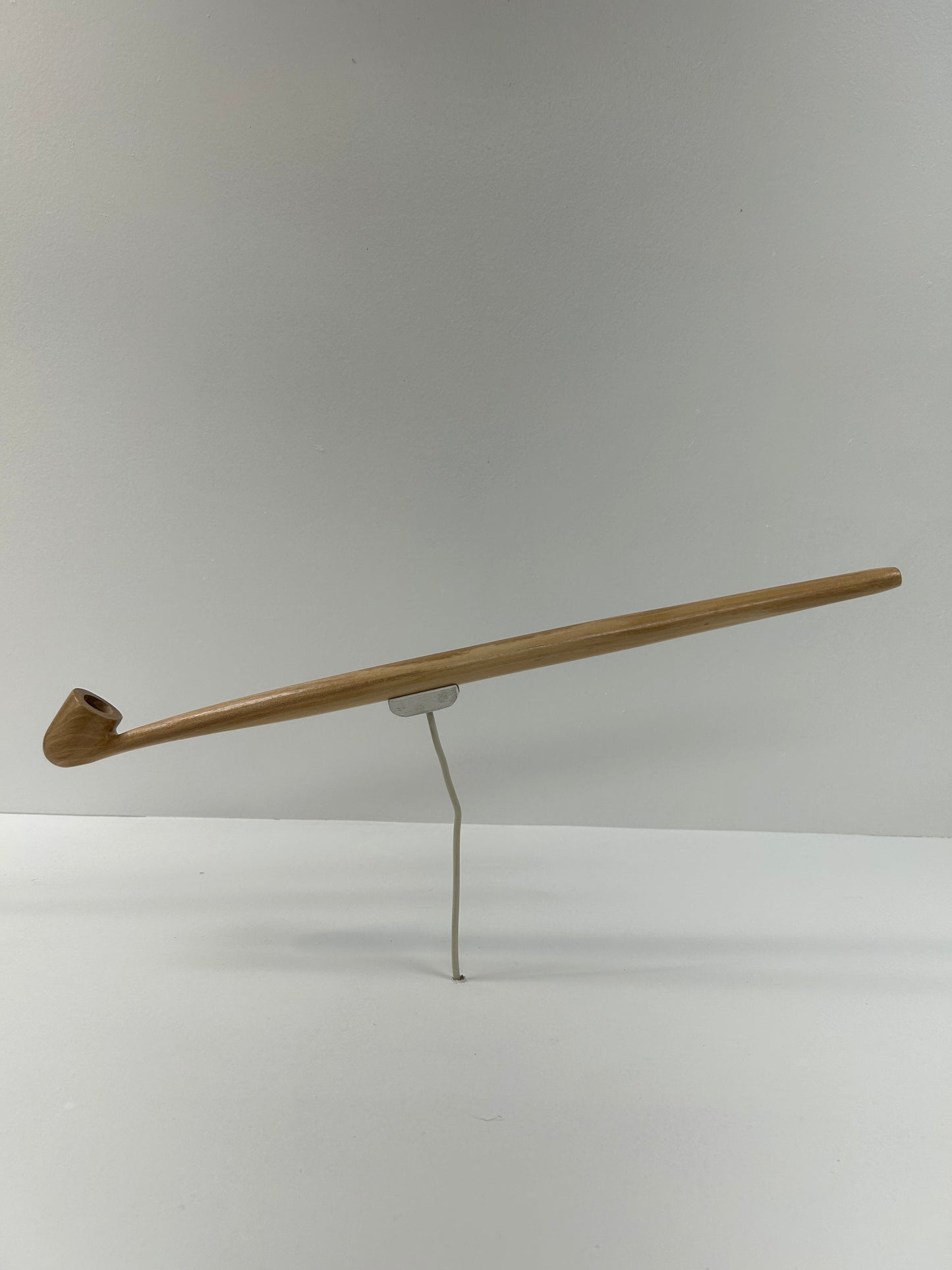 18" Ash wood pipe, 5/8" bowl width and depth