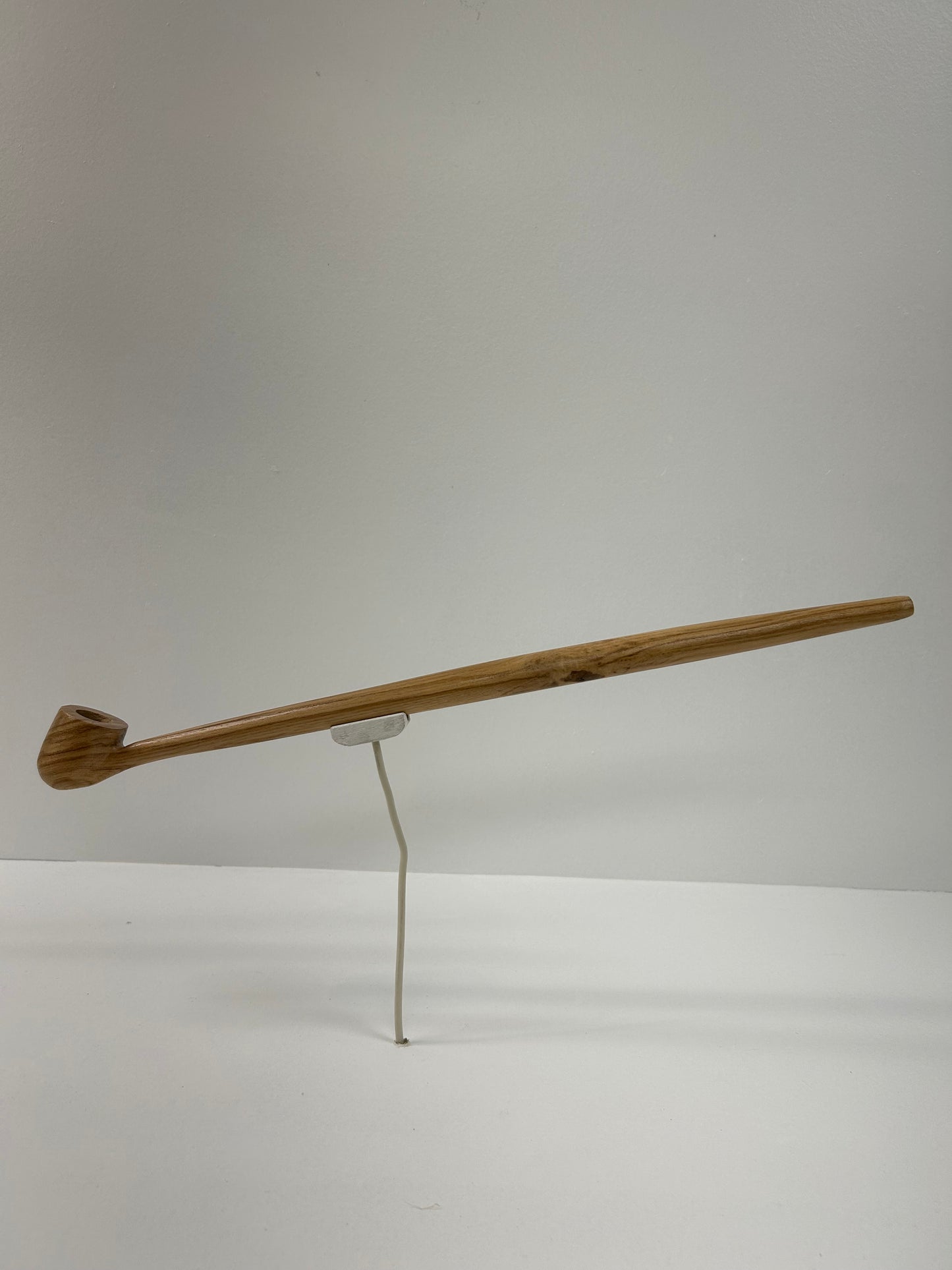 17" Ash wood pipe, 5/8 bowl width and depth