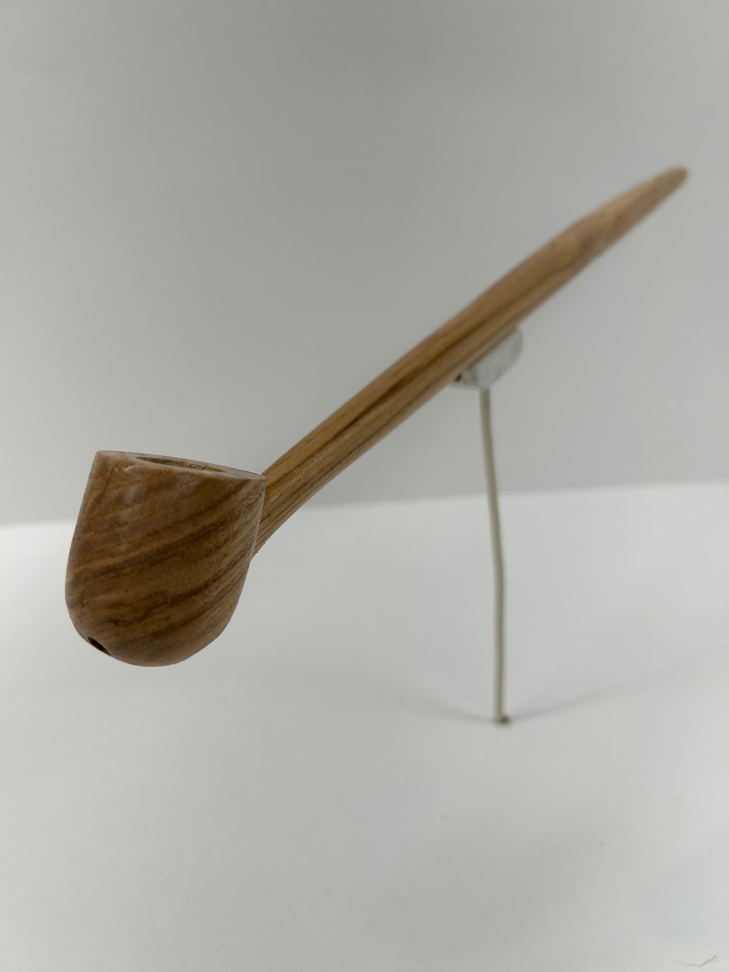 17" Ash wood pipe, 5/8 bowl width and depth