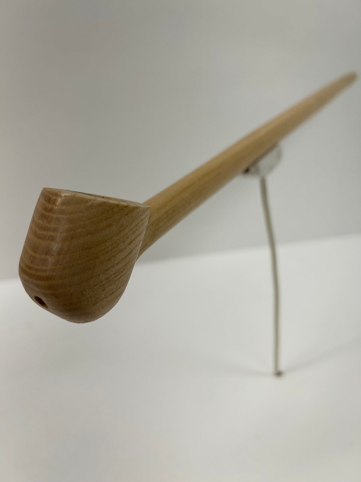 17 1/4" Ash wood pipe, 5/8" bowl width and depth