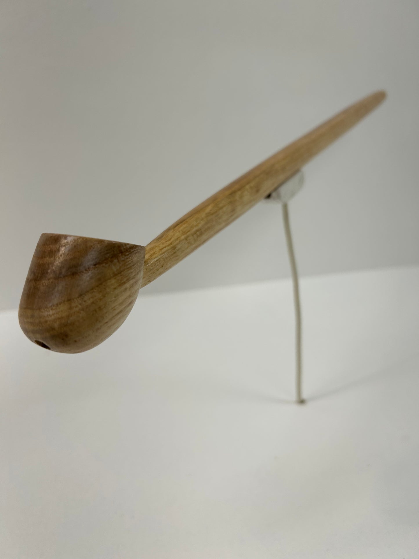 17" Ash wood pipe, 5/8" bowl width and depth