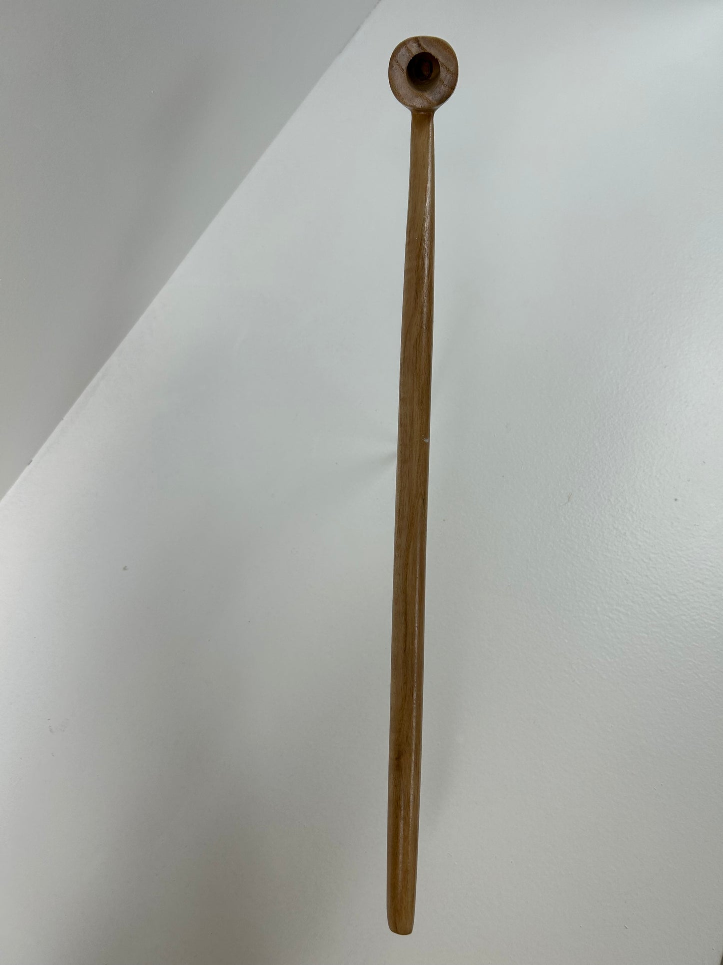 17 1/4" Ash wood pipe, 5/8" bowl width and depth