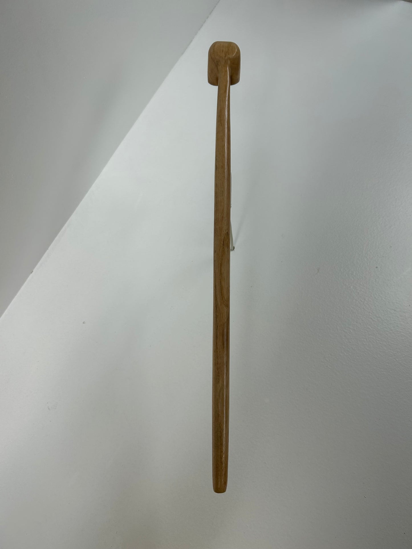 17 1/4" Ash wood pipe, 5/8" bowl width and depth