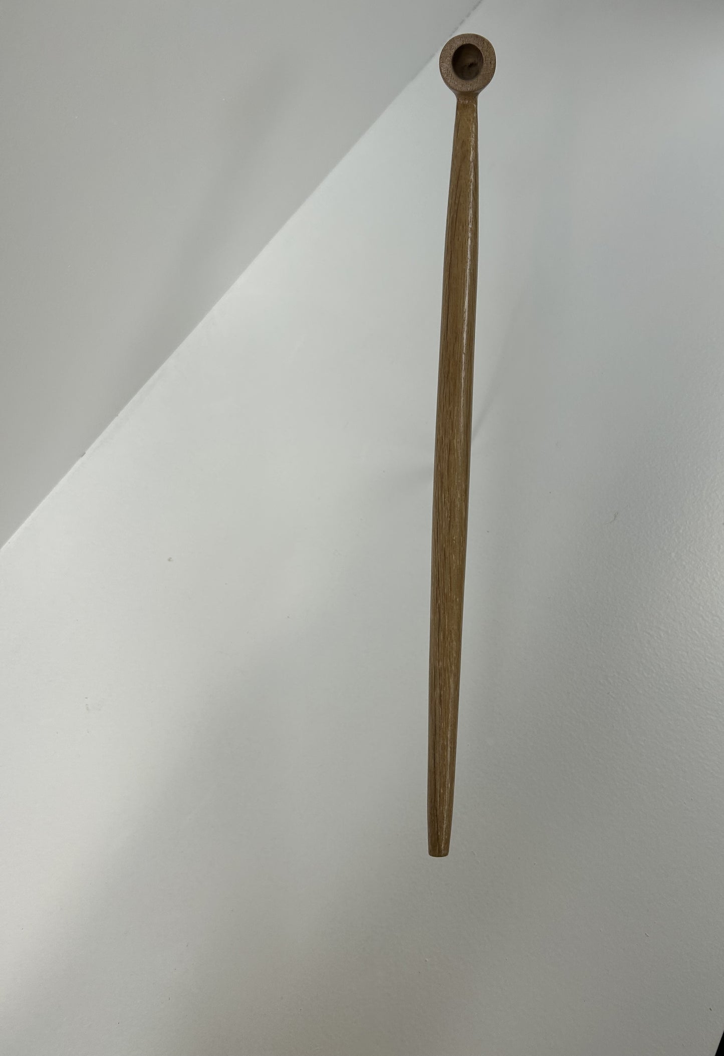 17" Oak wood pipe, 5/8" bowl width and depth