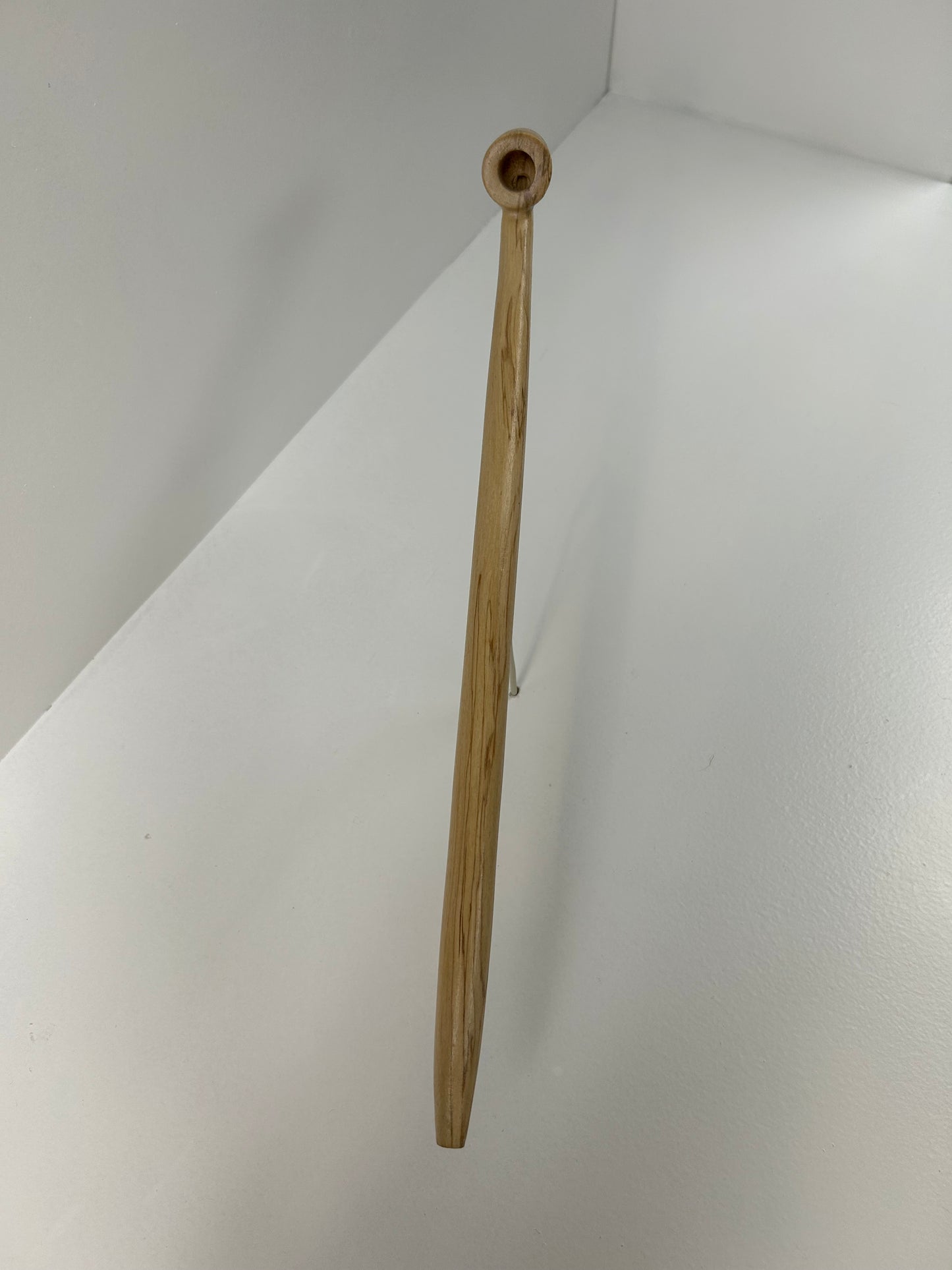 17 1/2" Ash wood pipe, 5/8" bowl width and depth