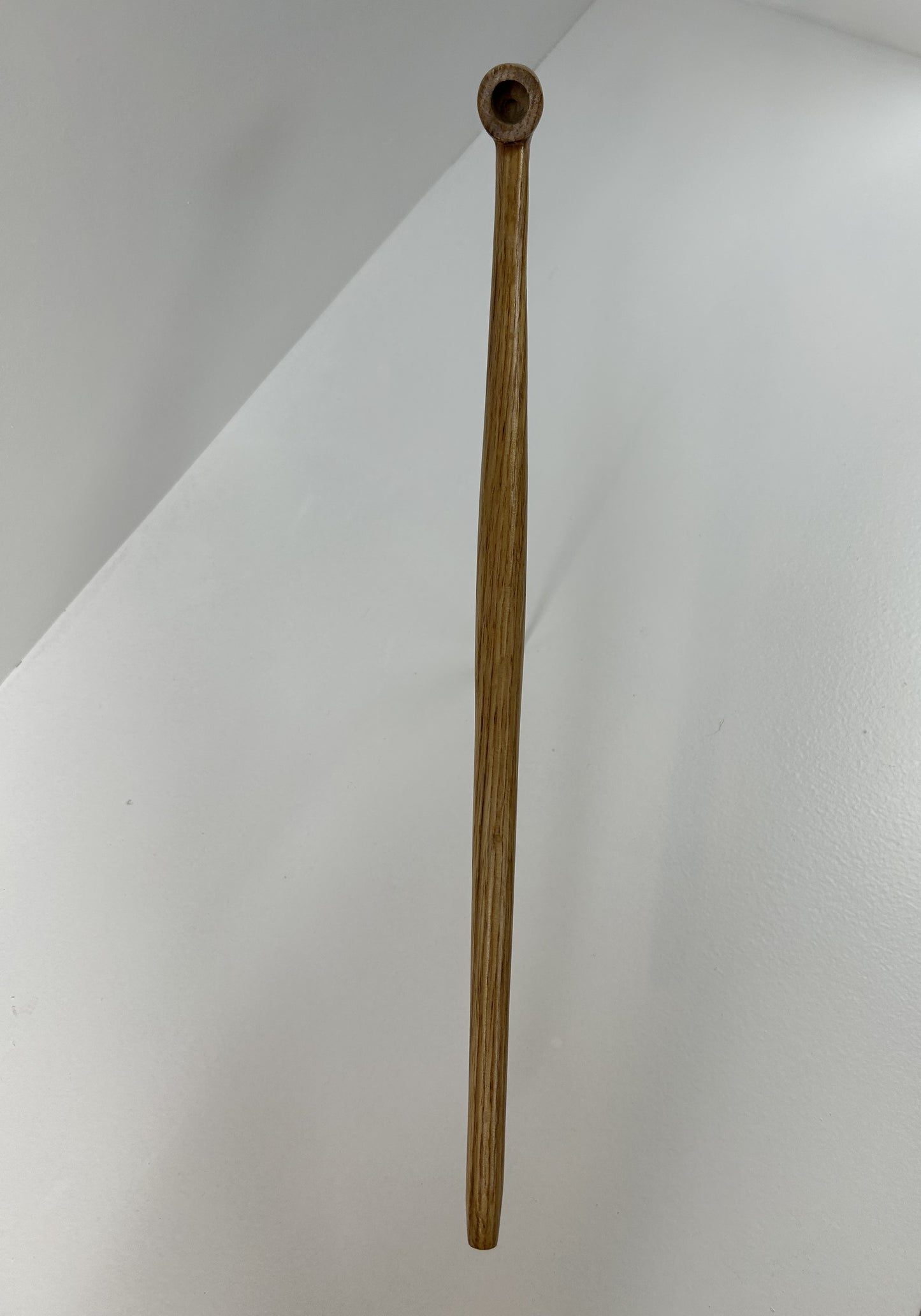 18" Oak wood pipe, 5/8" bowl width and depth
