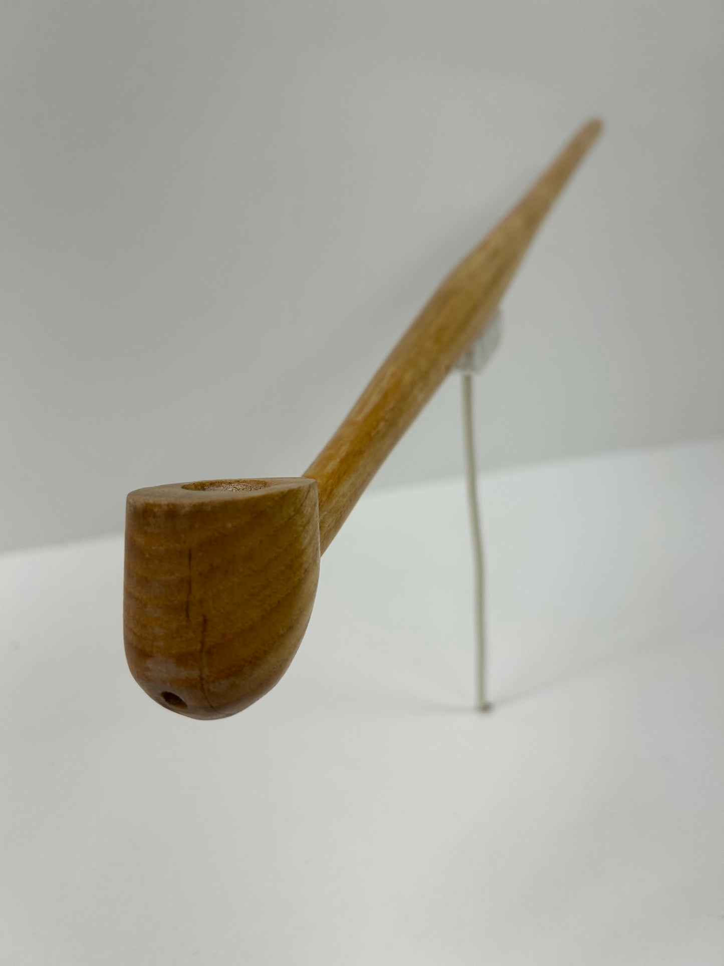 18 1/4" Ash wood pipe, 5/8" bowl width and depth