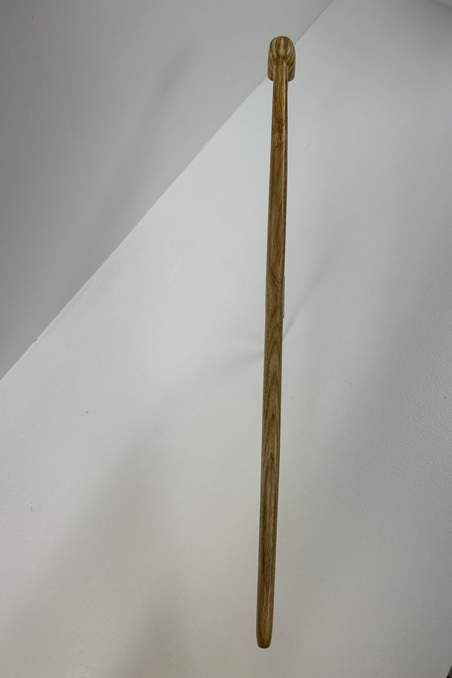 19 5/8" Ash wood pipe. 5/8" bowl width and depth