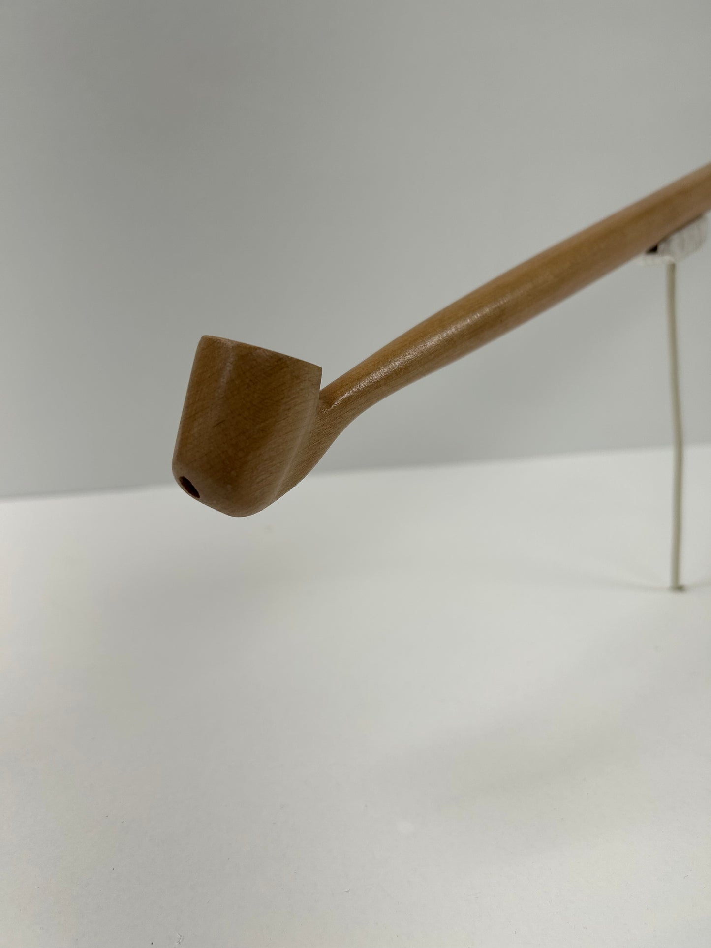 19 3/4" Cherry wood pipe, 5/8" bowl width and depth