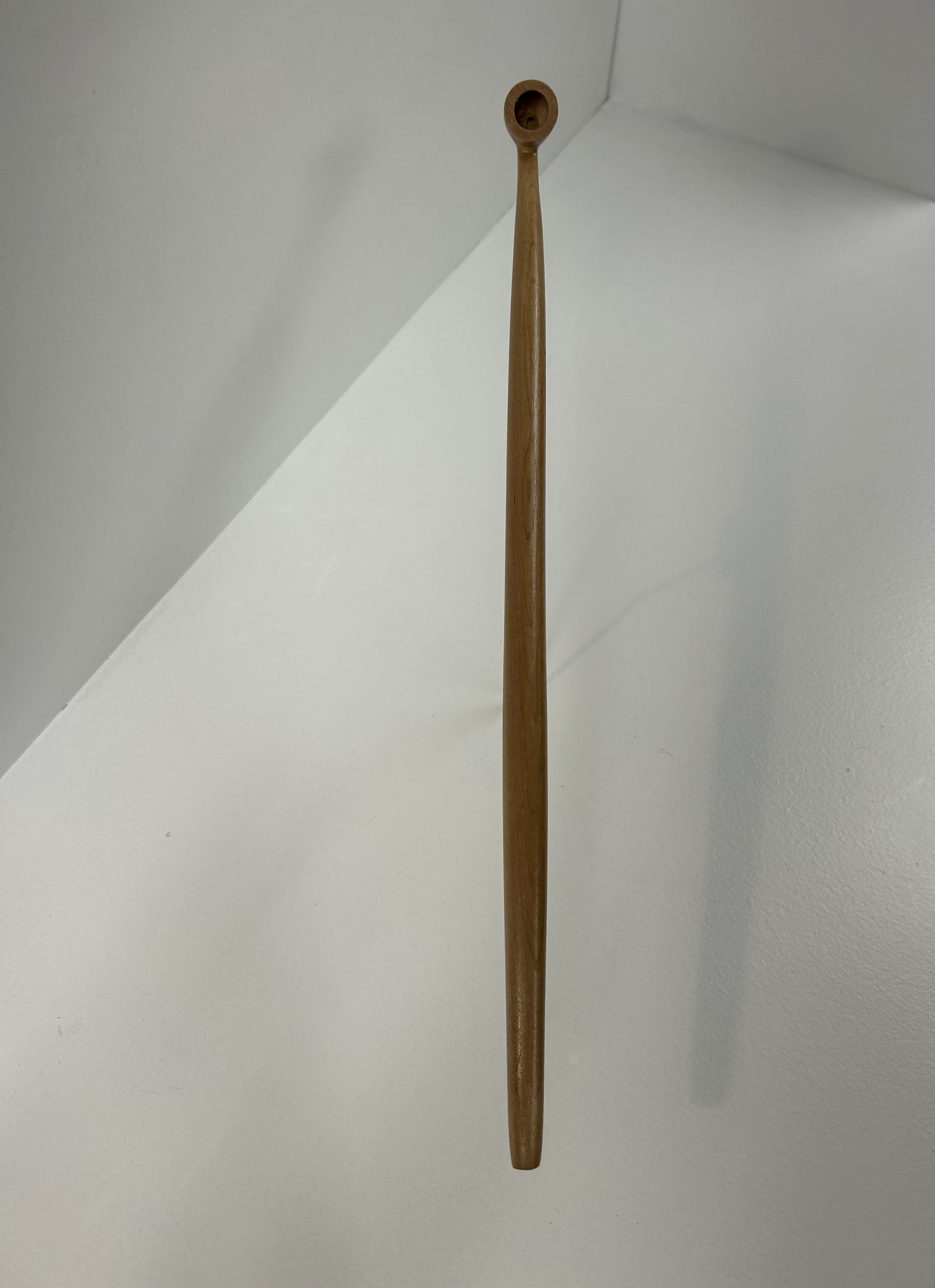 19 3/4" Cherry wood pipe, 5/8" bowl width and depth