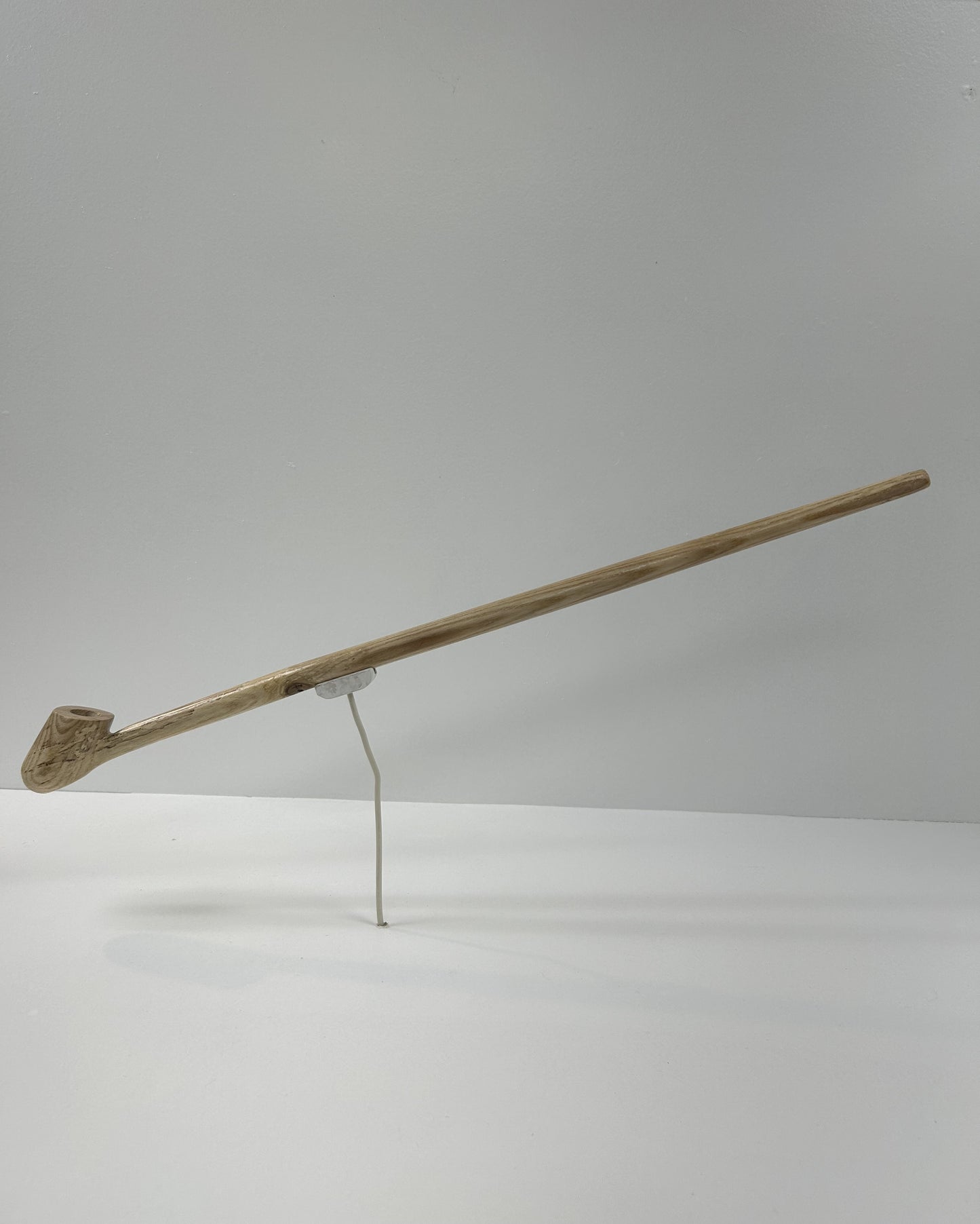 23 " Ash wood pipe , 5/8" bowl width and depth
