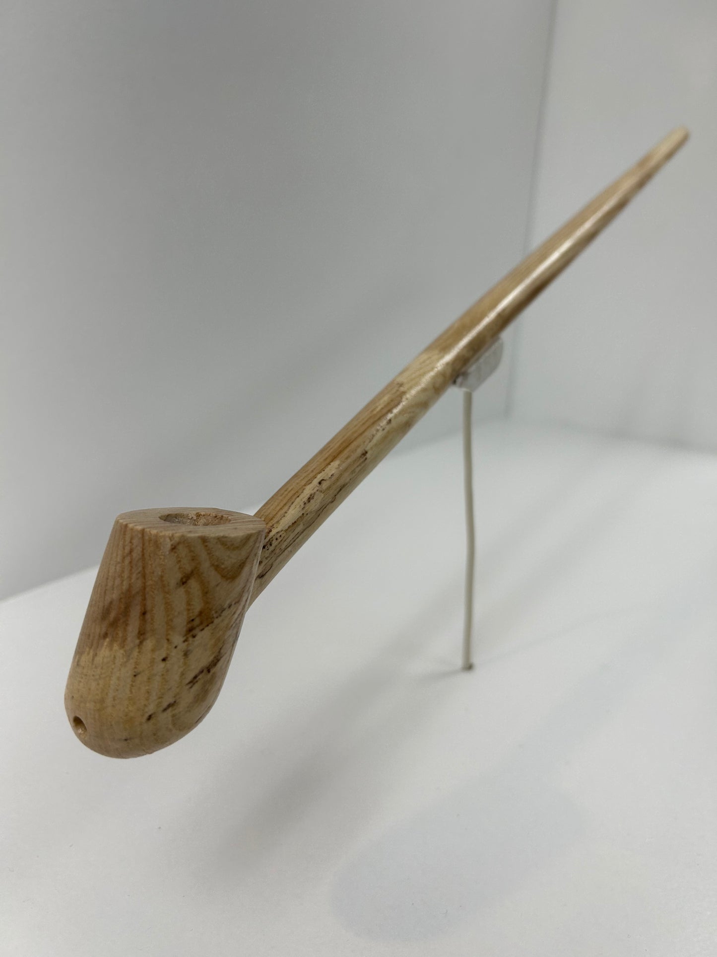 23 " Ash wood pipe , 5/8" bowl width and depth