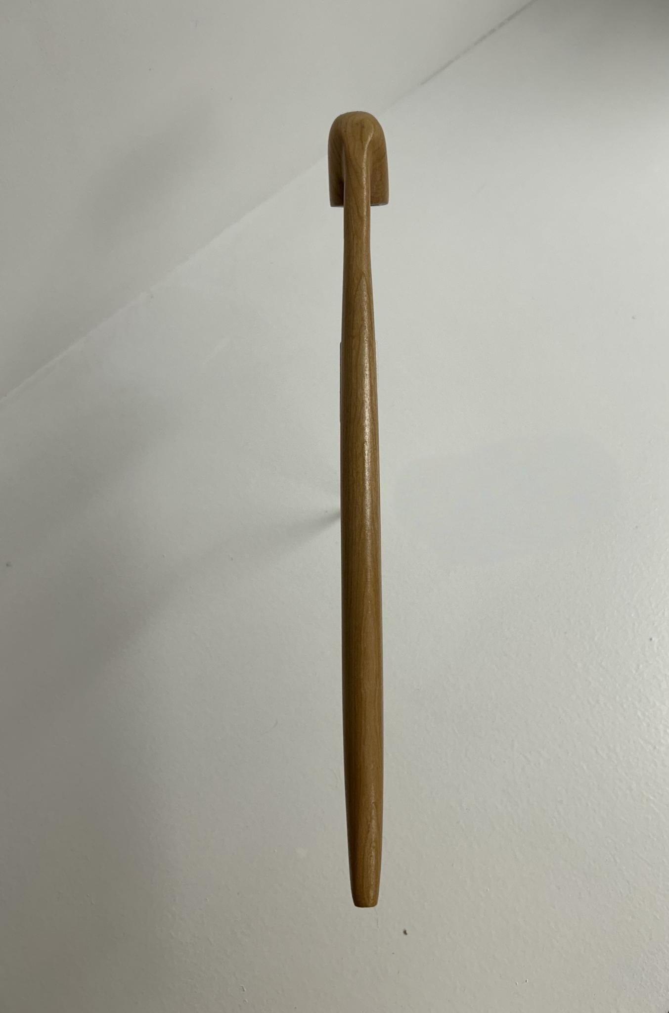 12 5/8" cherry wood pipe with 5/8" bowl width and 3/4" bowl depth