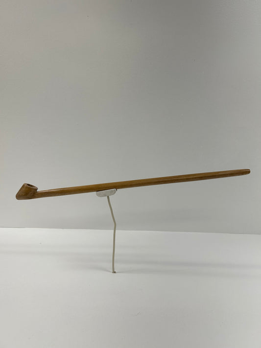 16 3/4" maple wood pipe, 5/8" bowl width and depth