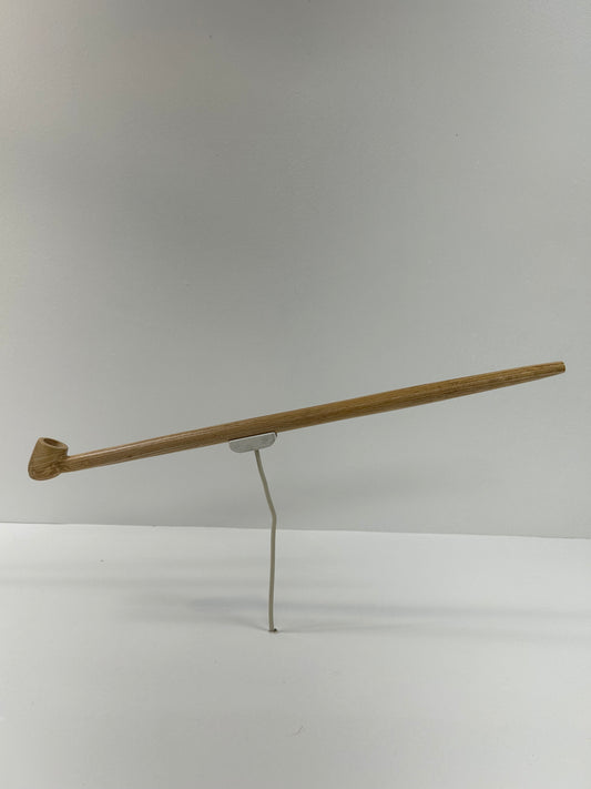 16 1/4" Cherry wood pipe, 5/8" bowl width and depth
