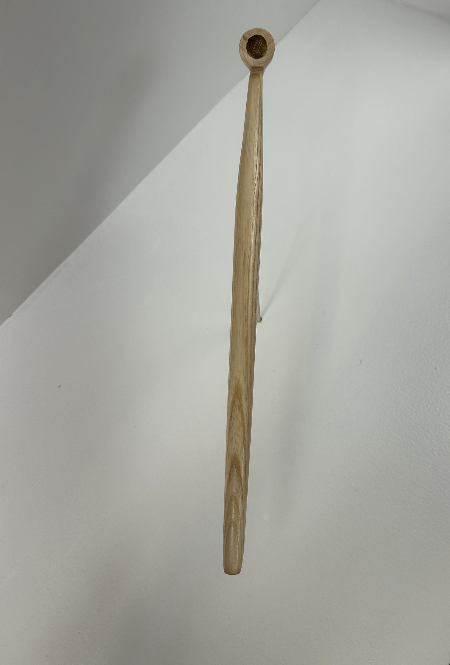 16 3/4" Ash wood pipe, 5/8" bowl width and depth