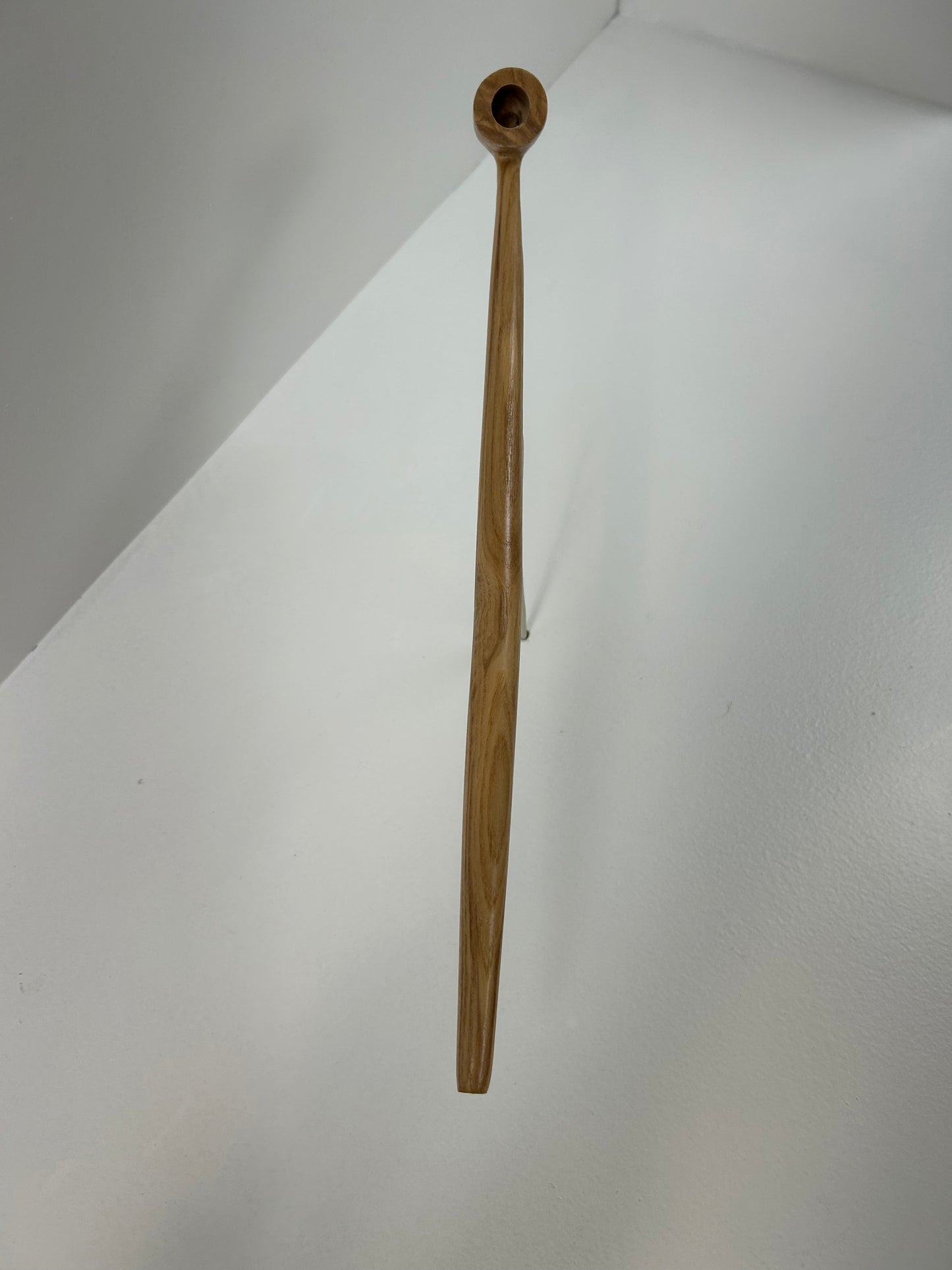 17" Ash wood pipe, 5/8 bowl width and depth