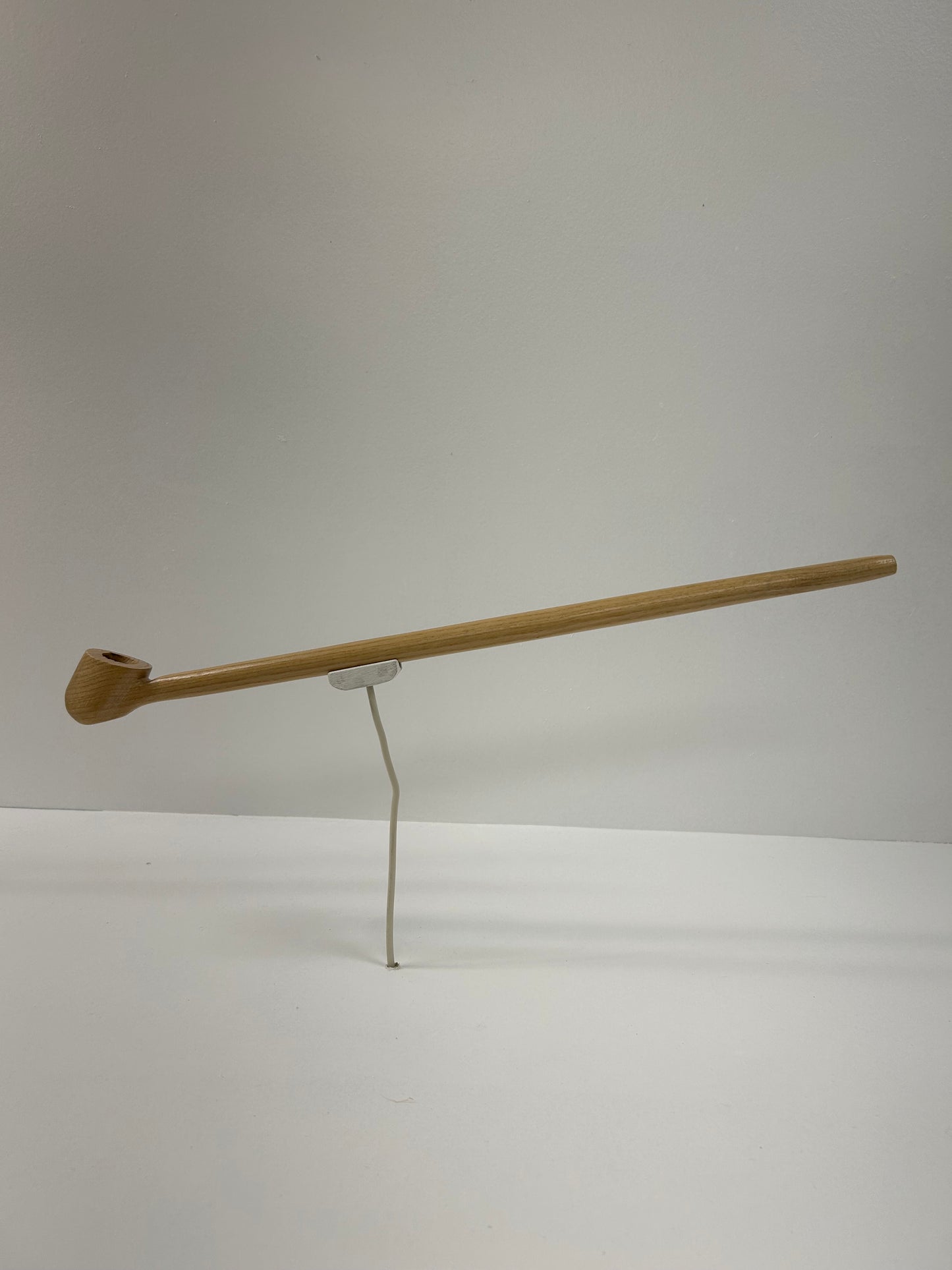 17 1/4" Ash wood pipe, 5/8" bowl width and depth