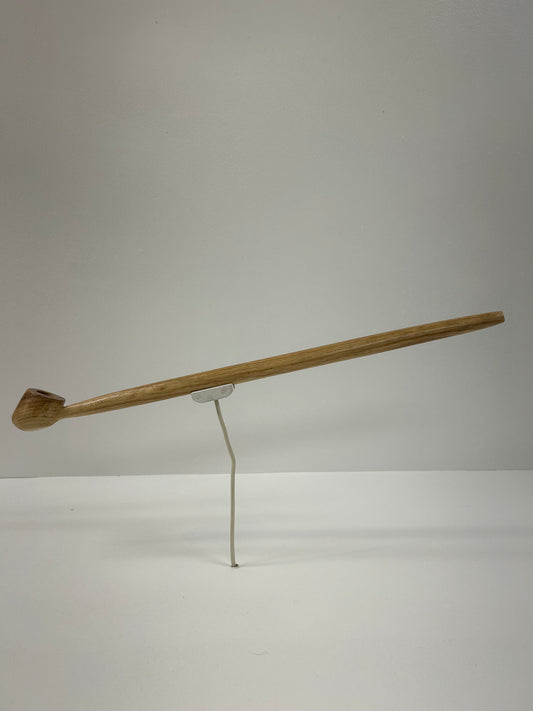 17" Ash wood pipe, 5/8" bowl width and depth