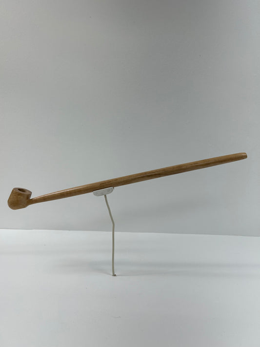 17 1/4" Ash wood pipe, 5/8" bowl width and depth