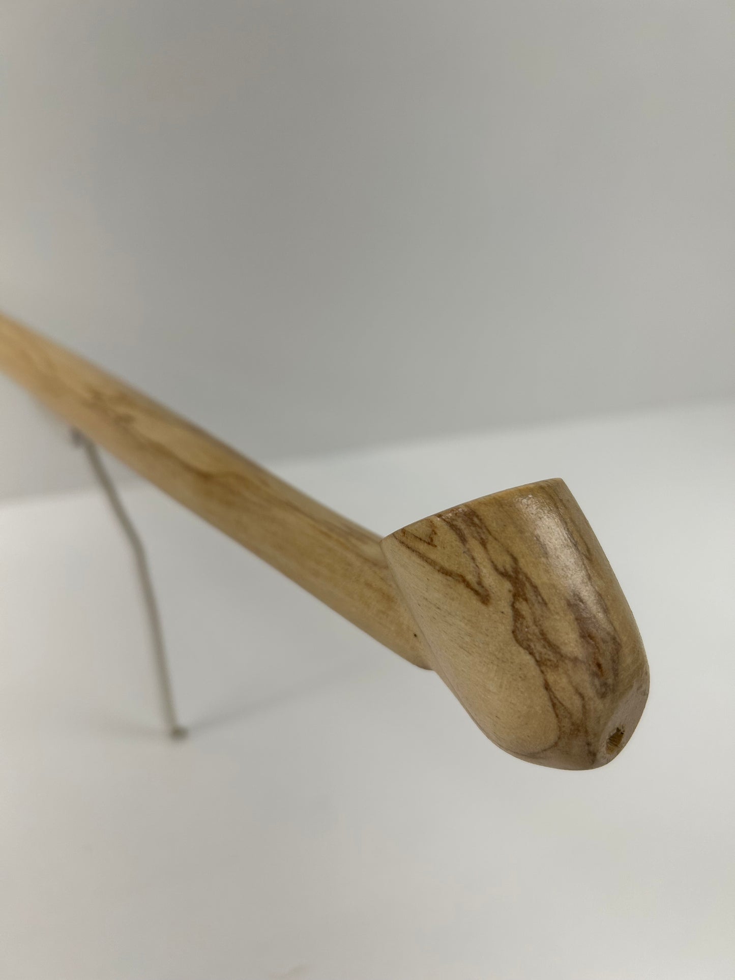 17 1/2" Ash wood pipe, 5/8" bowl width and depth