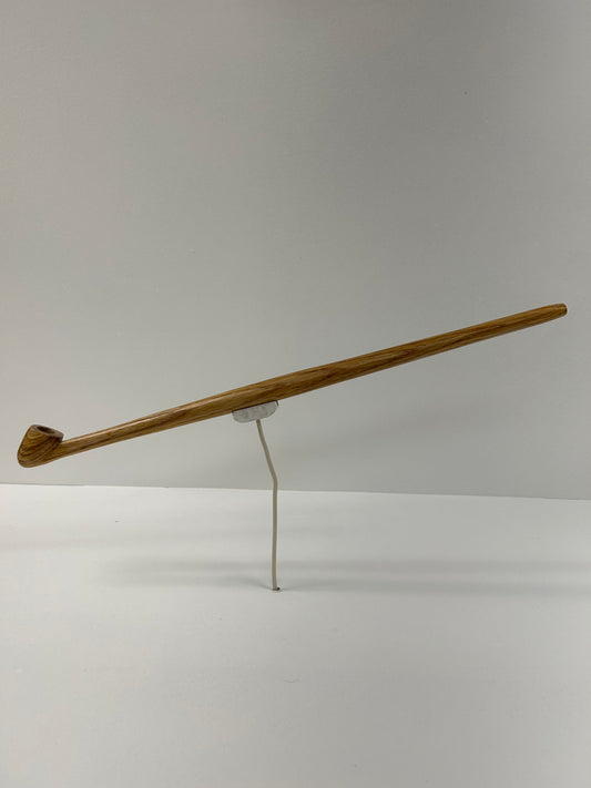 18" Oak wood pipe, 5/8" bowl width and depth