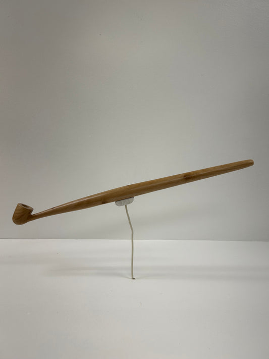 19" Cherry wood pipe, 5/8" bowl width and depth