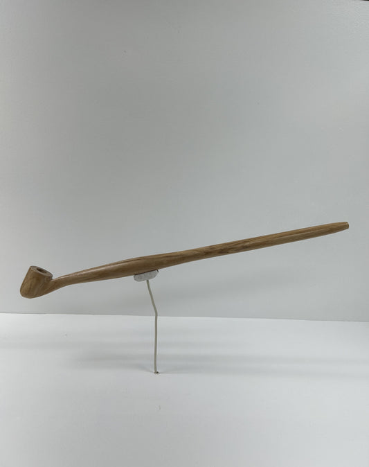 20" Ash wood pipe, 5/8" bowl width and depth