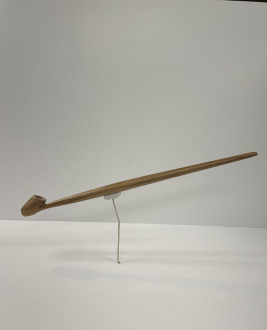 21 1/4" Ash wood pipe, 5/8" bowl width and depth