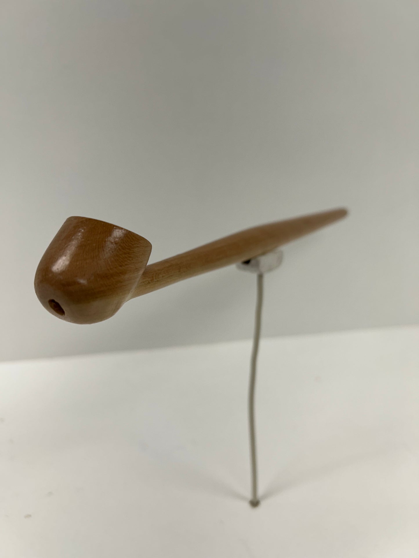 14 1/2" Cherry wood pipe, 5/8" bowl width and depth