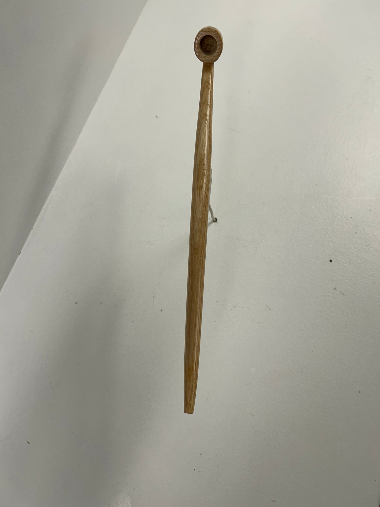 14 1/4" Ash wood pipe, 5/8" bowl with and depth